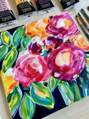 How to Paint Flowers Acrylic: A Journey Through Colors and Chaos